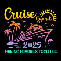 Cruise Squad 2025 Family Friends Vacation Matching Group Impact Tech Backpack
