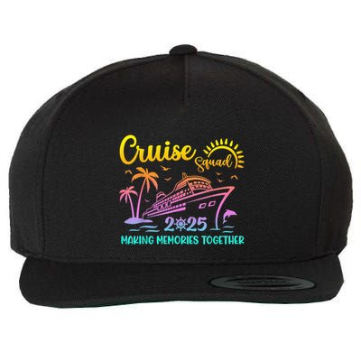 Cruise Squad 2025 Family Friends Vacation Matching Group Wool Snapback Cap