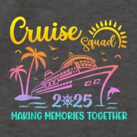 Cruise Squad 2025 Family Friends Vacation Matching Group Vector Backpack