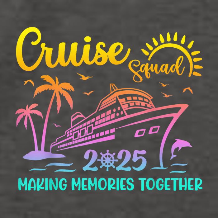 Cruise Squad 2025 Family Friends Vacation Matching Group Vector Backpack