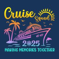 Cruise Squad 2025 Family Friends Vacation Matching Group 7 Panel Mesh Trucker Snapback Hat