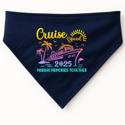 Cruise Squad 2025 Family Friends Vacation Matching Group USA-Made Doggie Bandana