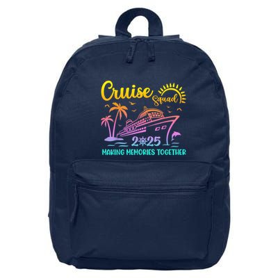 Cruise Squad 2025 Family Friends Vacation Matching Group 16 in Basic Backpack