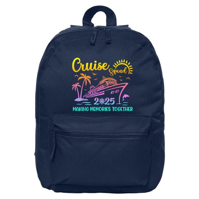 Cruise Squad 2025 Family Friends Vacation Matching Group 16 in Basic Backpack