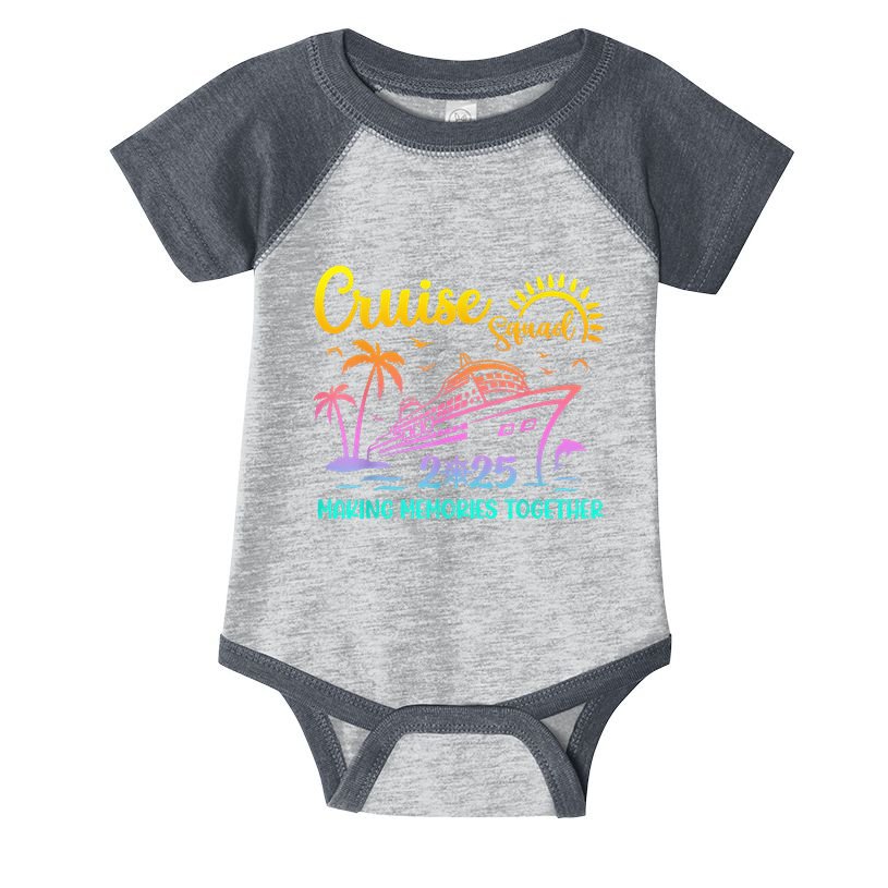 Cruise Squad 2025 Family Friends Vacation Matching Group Infant Baby Jersey Bodysuit
