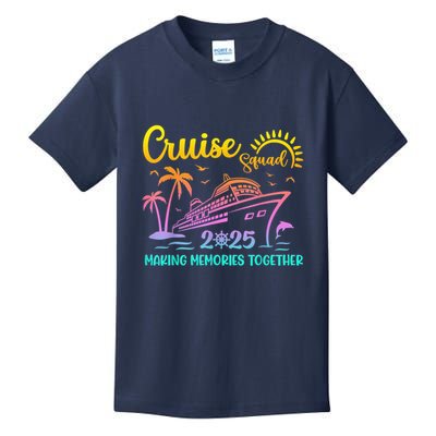 Cruise Squad 2025 Family Friends Vacation Matching Group Kids T-Shirt