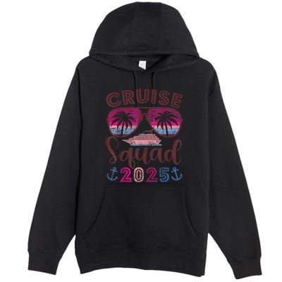 Cruise Squad 2025 Family Friends Vacation Matching Group Premium Pullover Hoodie