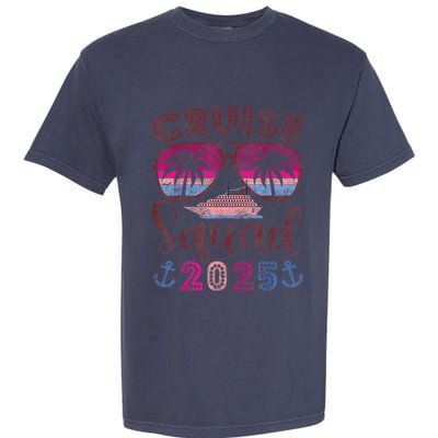 Cruise Squad 2025 Family Friends Vacation Matching Group Garment-Dyed Heavyweight T-Shirt