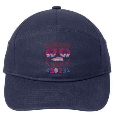 Cruise Squad 2025 Family Friends Vacation Matching Group 7-Panel Snapback Hat