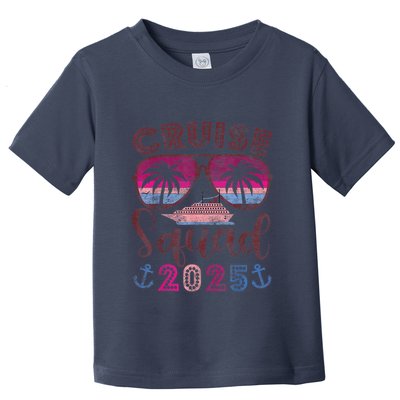 Cruise Squad 2025 Family Friends Vacation Matching Group Toddler T-Shirt