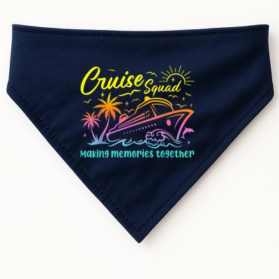 Cruise Squad 2025 Family Friends Vacation Matching Group USA-Made Doggie Bandana