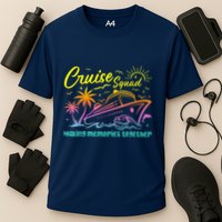Cruise Squad 2025 Family Friends Vacation Matching Group Cooling Performance Crew T-Shirt