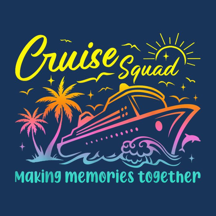 Cruise Squad 2025 Family Friends Vacation Matching Group Cooling Performance Crew T-Shirt