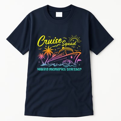 Cruise Squad 2025 Family Friends Vacation Matching Group Tall T-Shirt