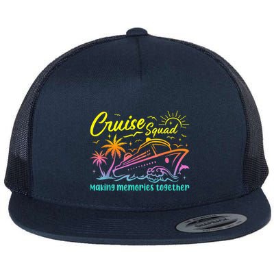 Cruise Squad 2025 Family Friends Vacation Matching Group Flatbill Hat