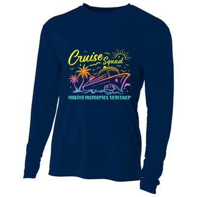 Cruise Squad 2025 Family Friends Vacation Matching Group Cooling Performance Long Sleeve Crew