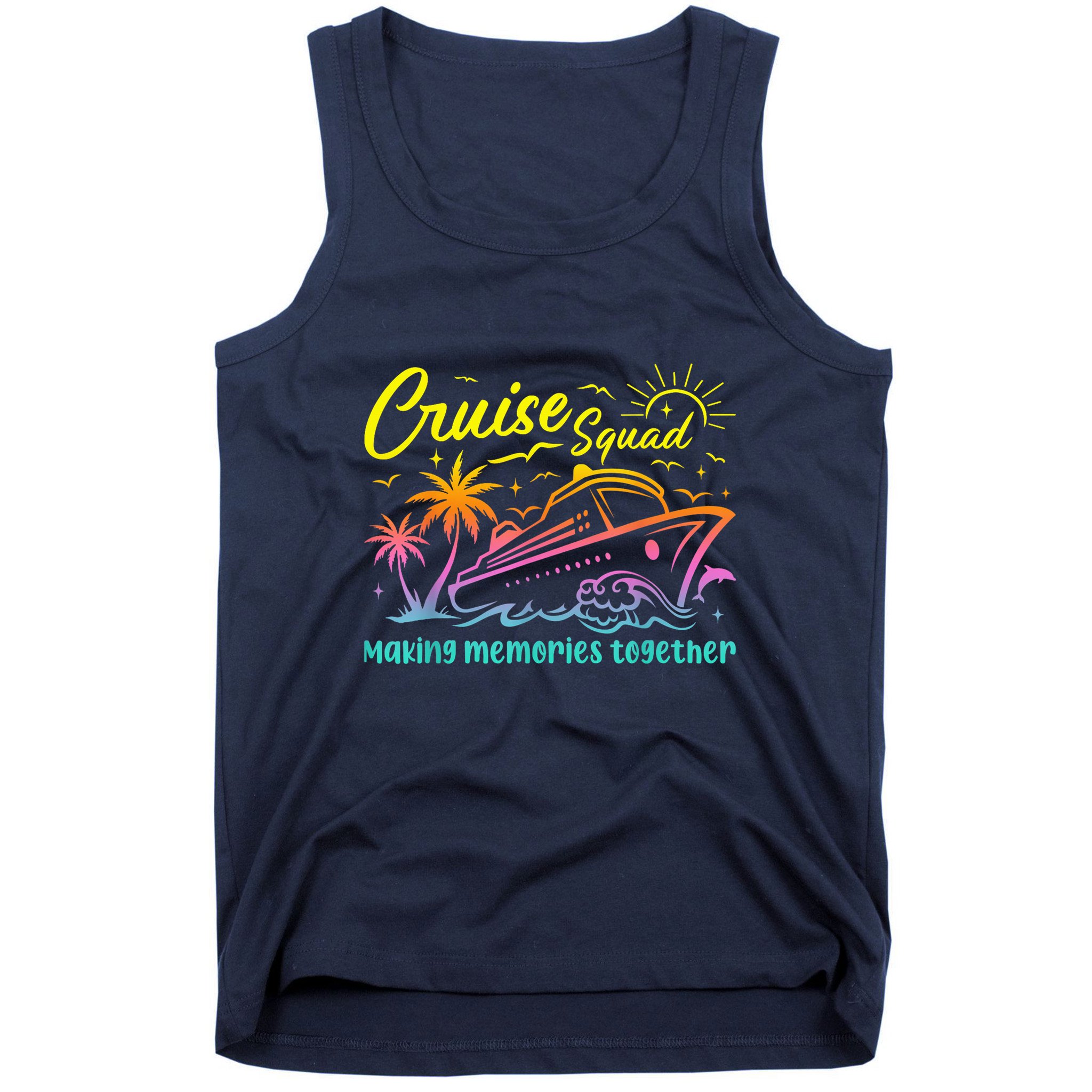 Cruise Squad 2025 Family Friends Vacation Matching Group Tank Top