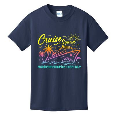 Cruise Squad 2025 Family Friends Vacation Matching Group Kids T-Shirt