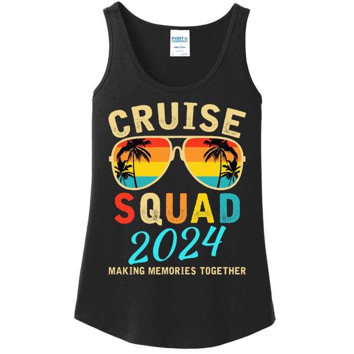 Cruise Squad 2024 Summer Vacation Matching Family Group Ladies Essential Tank