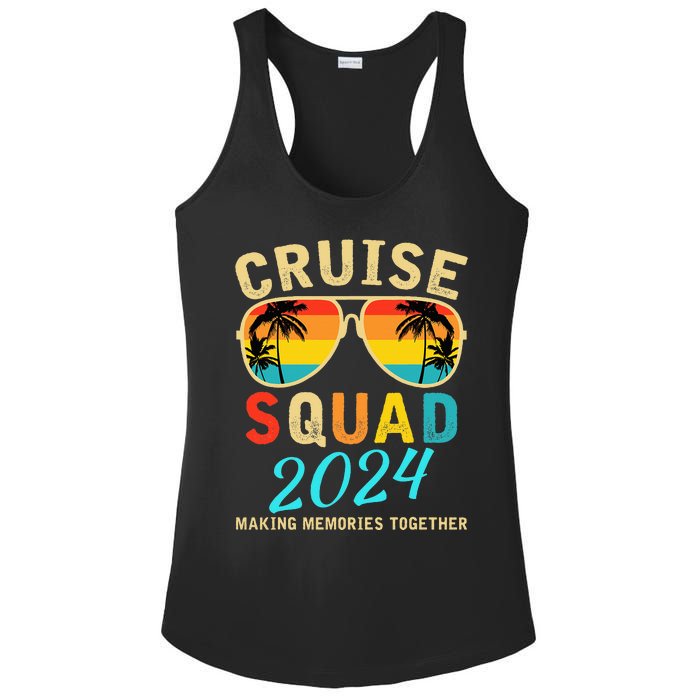 Cruise Squad 2024 Summer Vacation Matching Family Group Ladies PosiCharge Competitor Racerback Tank