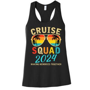 Cruise Squad 2024 Summer Vacation Matching Family Group Women's Racerback Tank