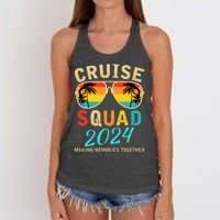 Cruise Squad 2024 Summer Vacation Matching Family Group Women's Knotted Racerback Tank