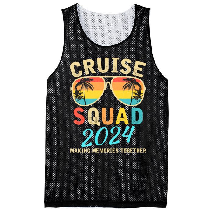 Cruise Squad 2024 Summer Vacation Matching Family Group Mesh Reversible Basketball Jersey Tank