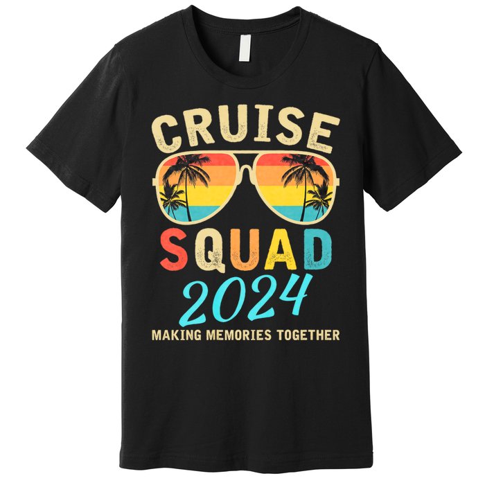 Cruise Squad 2024 Summer Vacation Matching Family Group Premium T-Shirt