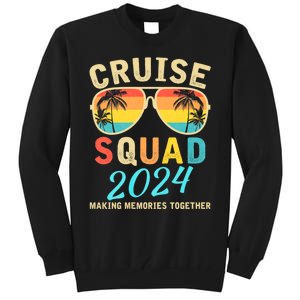 Cruise Squad 2024 Summer Vacation Matching Family Group Tall Sweatshirt