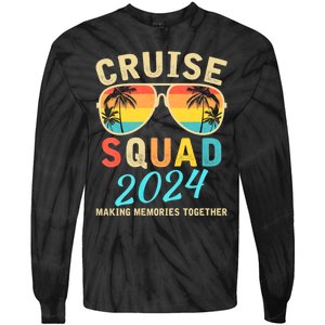 Cruise Squad 2024 Summer Vacation Matching Family Group Tie-Dye Long Sleeve Shirt