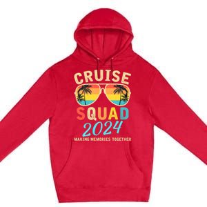 Cruise Squad 2024 Summer Vacation Matching Family Group Premium Pullover Hoodie