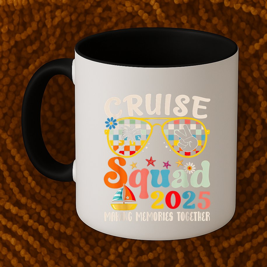 Cruise Squad 2025 Family Group Matching Summer Vacation Mug
