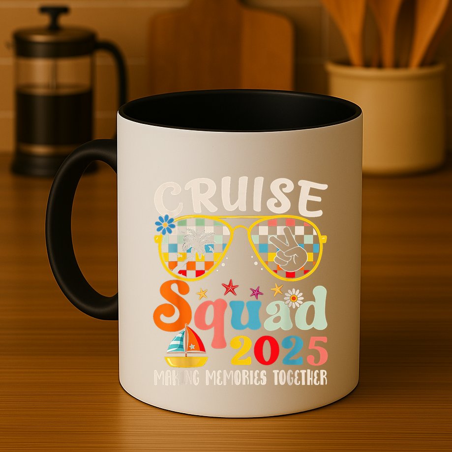Cruise Squad 2025 Family Group Matching Summer Vacation Mug