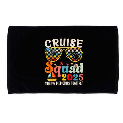 Cruise Squad 2025 Family Group Matching Summer Vacation Microfiber Hand Towel