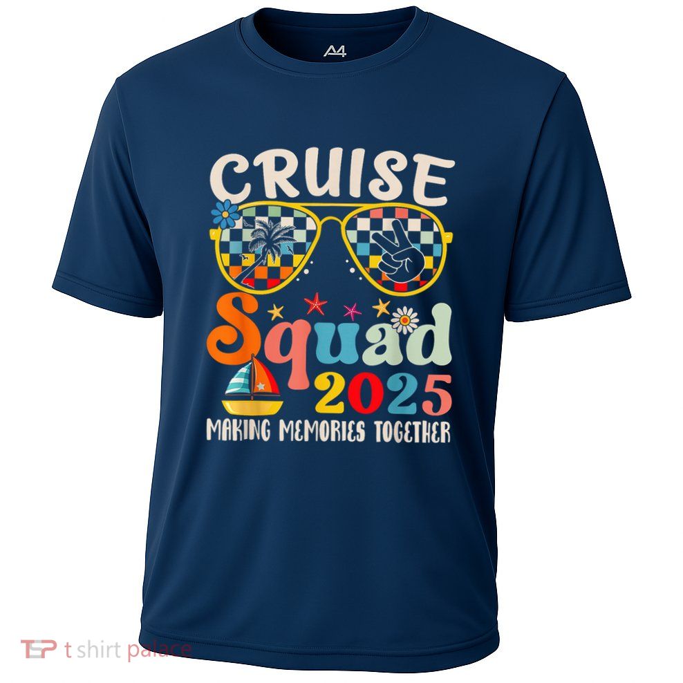 Cruise Squad 2025 Family Group Matching Summer Vacation Performance Shirt