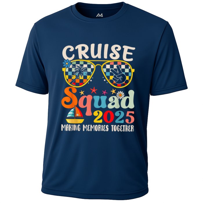 Cruise Squad 2025 Family Group Matching Summer Vacation Cooling Performance Crew T-Shirt