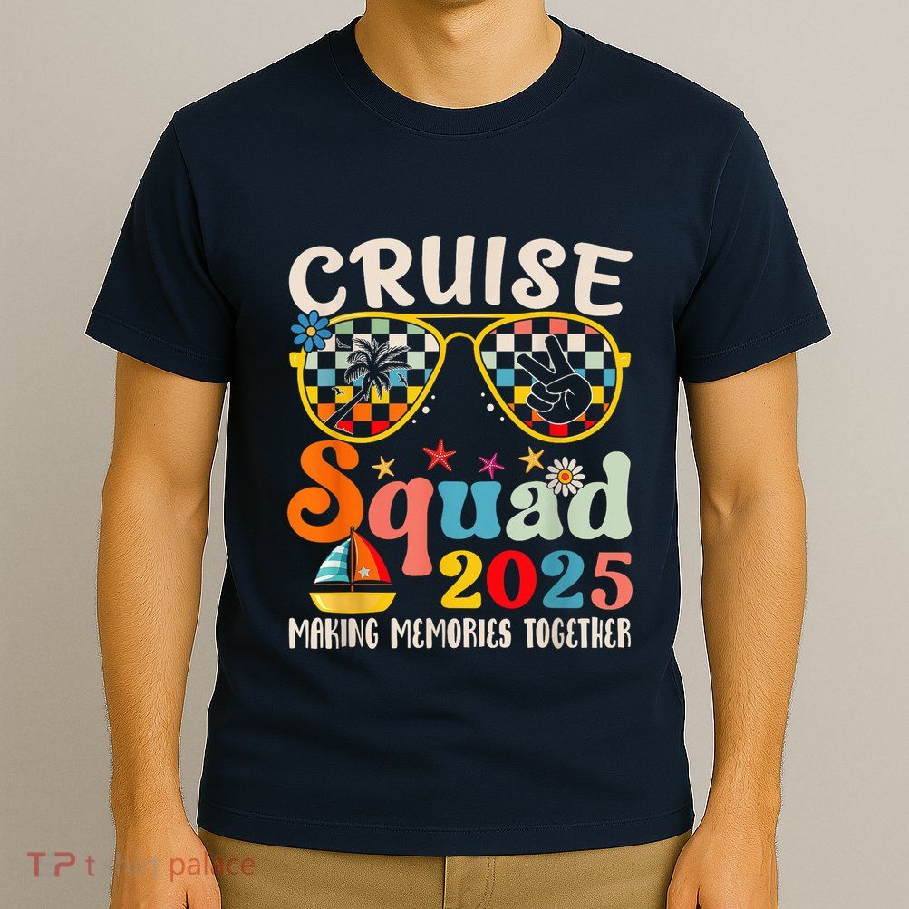 Cruise Squad 2025 Family Group Matching Summer Vacation T-Shirt