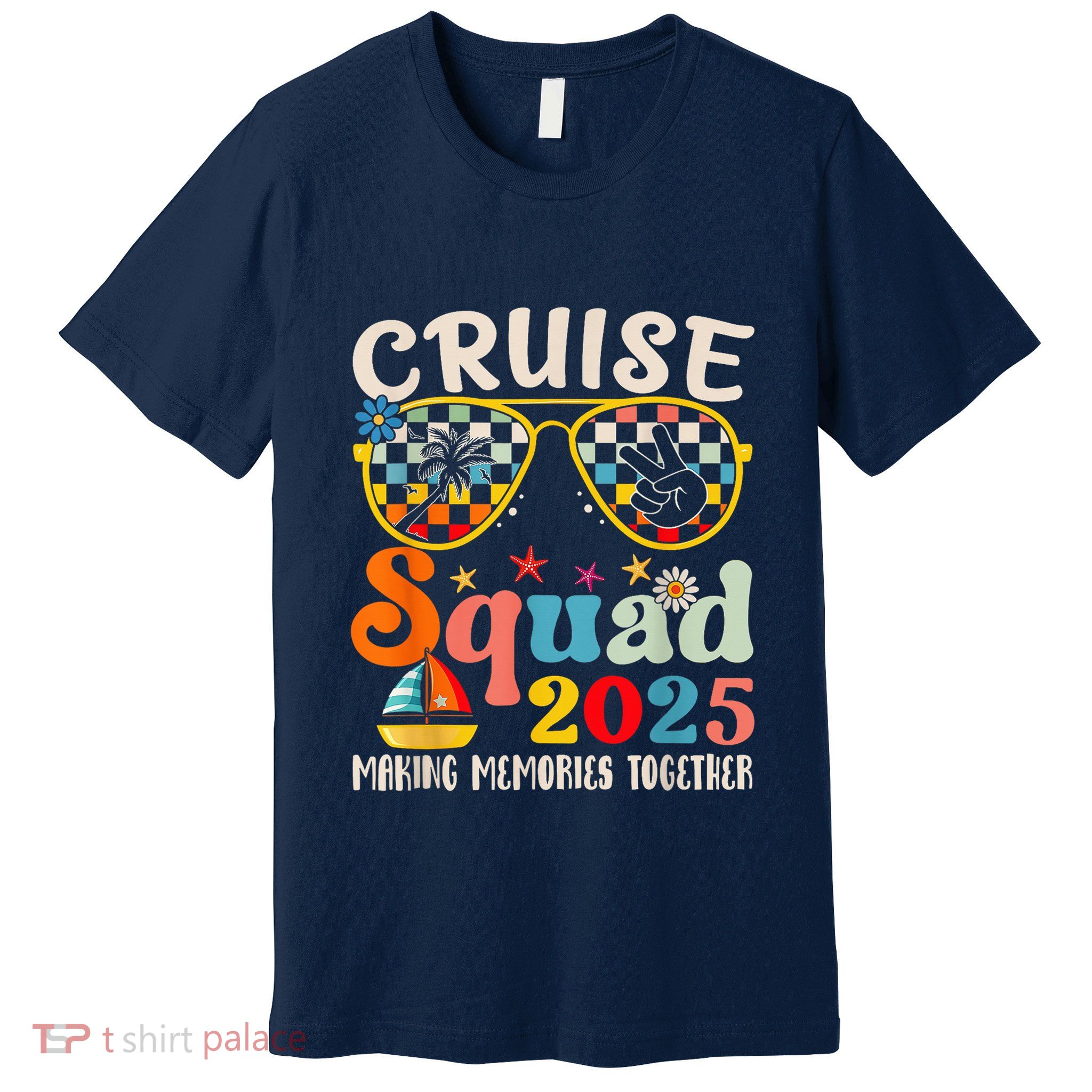 Cruise Squad 2025 Family Group Matching Summer Vacation Premium T-Shirt