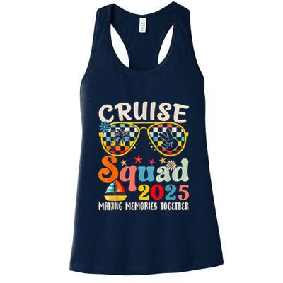 Cruise Squad 2025 Family Group Matching Summer Vacation Womens Tank Top