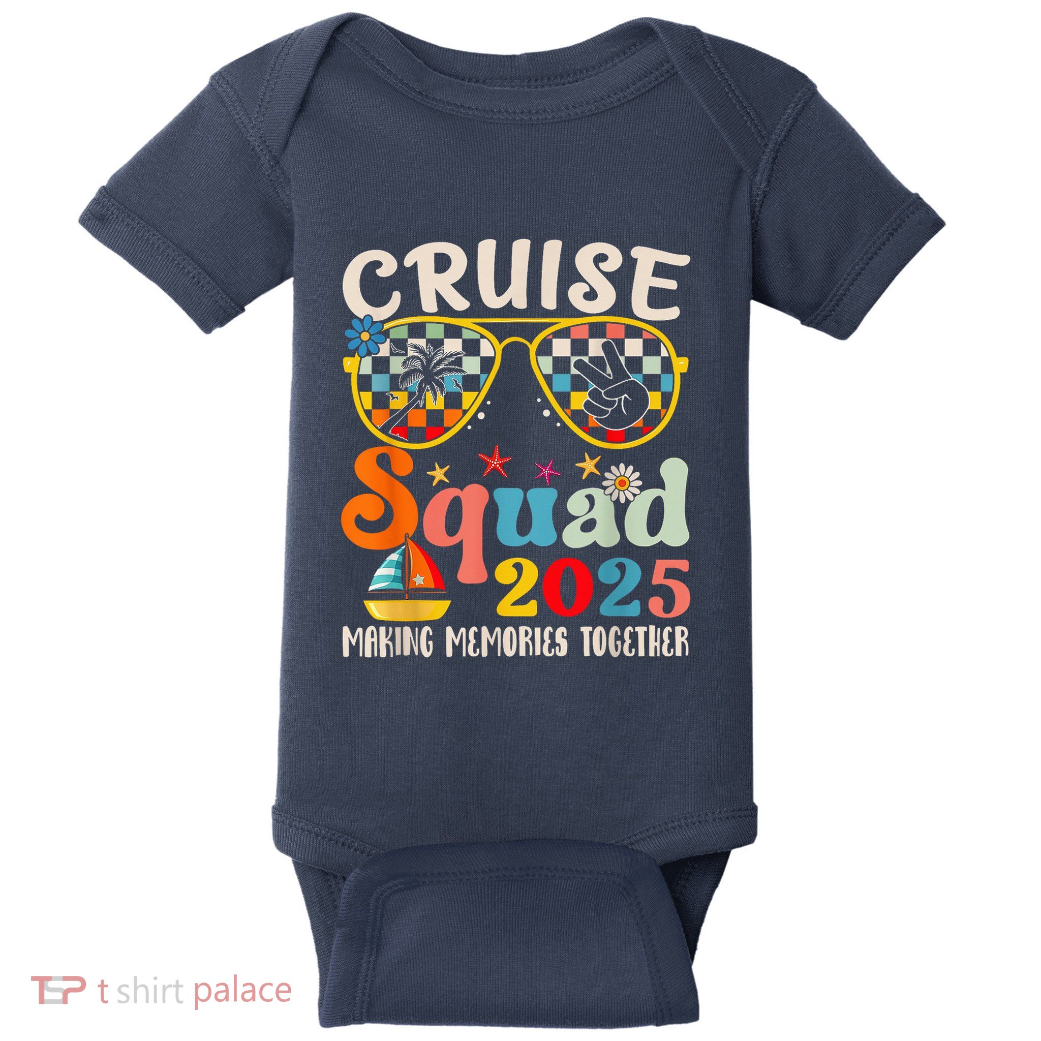 Cruise Squad 2025 Family Group Matching Summer Vacation Baby Bodysuit