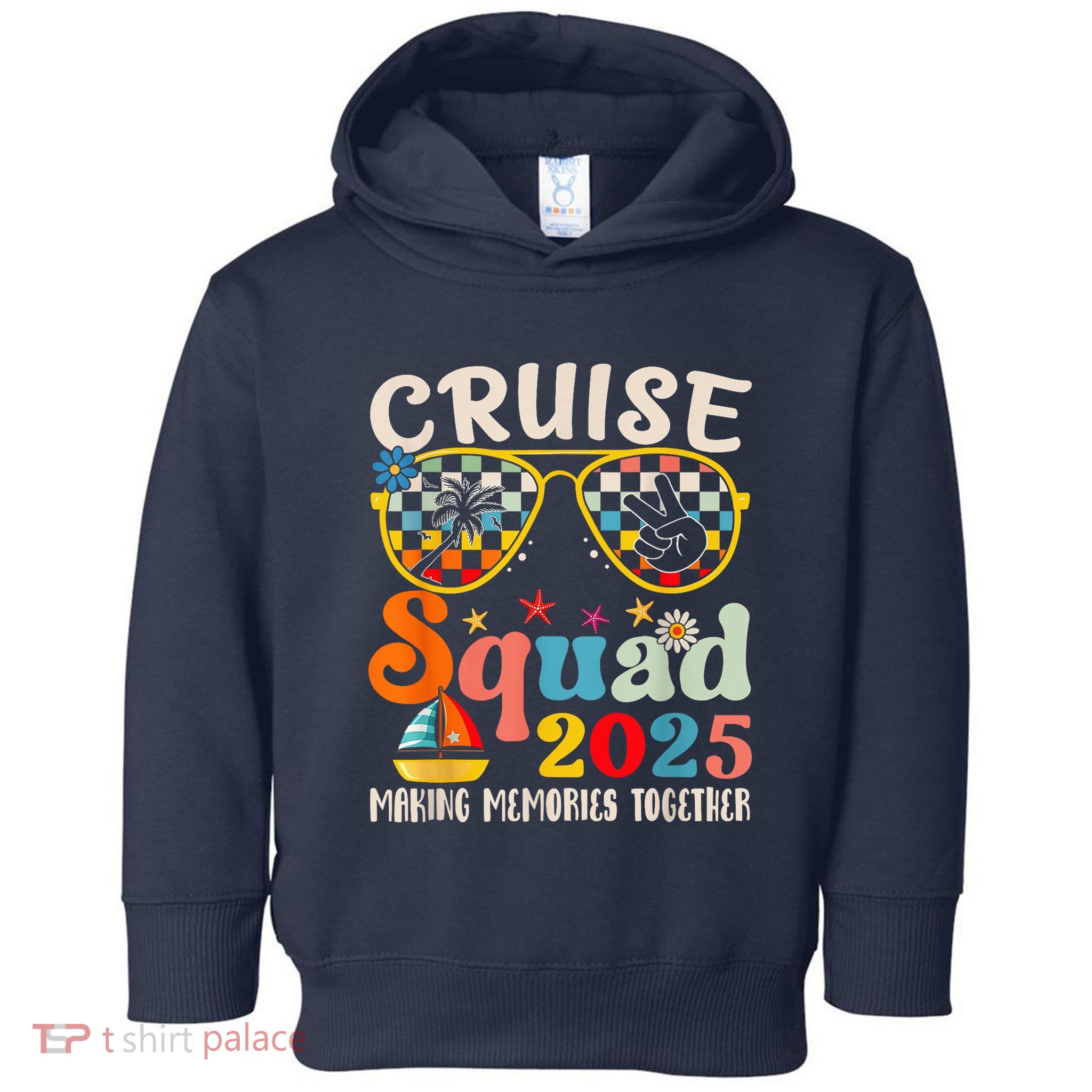 Cruise Squad 2025 Family Group Matching Summer Vacation Toddler Hoodie