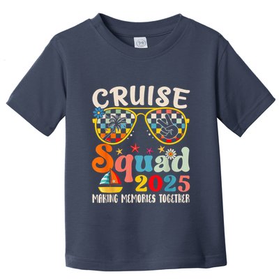 Cruise Squad 2025 Family Group Matching Summer Vacation Toddler T-Shirt