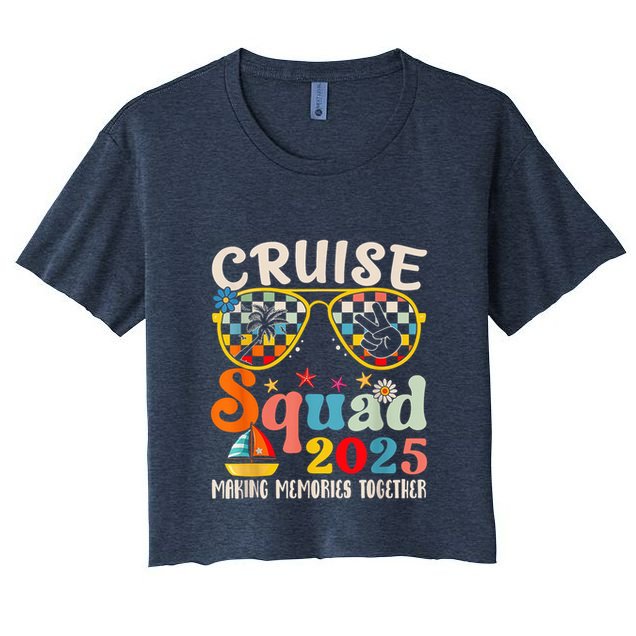 Cruise Squad 2025 Family Group Matching Summer Vacation Crop Top