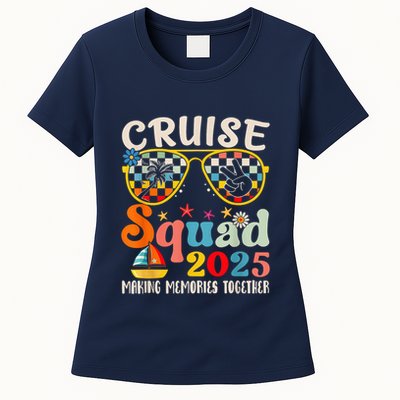 Cruise Squad 2025 Family Group Matching Summer Vacation Womens T-Shirt