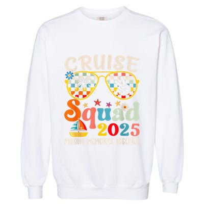 Cruise Squad 2025 Family Group Matching Summer Vacation Garment-Dyed Sweatshirt