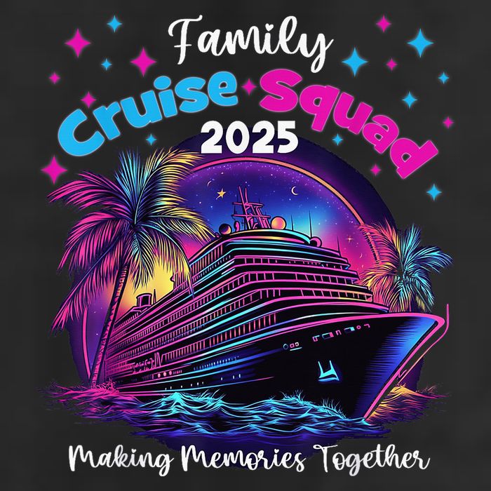 Cruise Squad 2025 Family Group Matching Summer Vacation Adult Drive Performance Visor