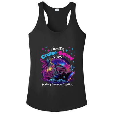 Cruise Squad 2025 Family Group Matching Summer Vacation Ladies PosiCharge Competitor Racerback Tank