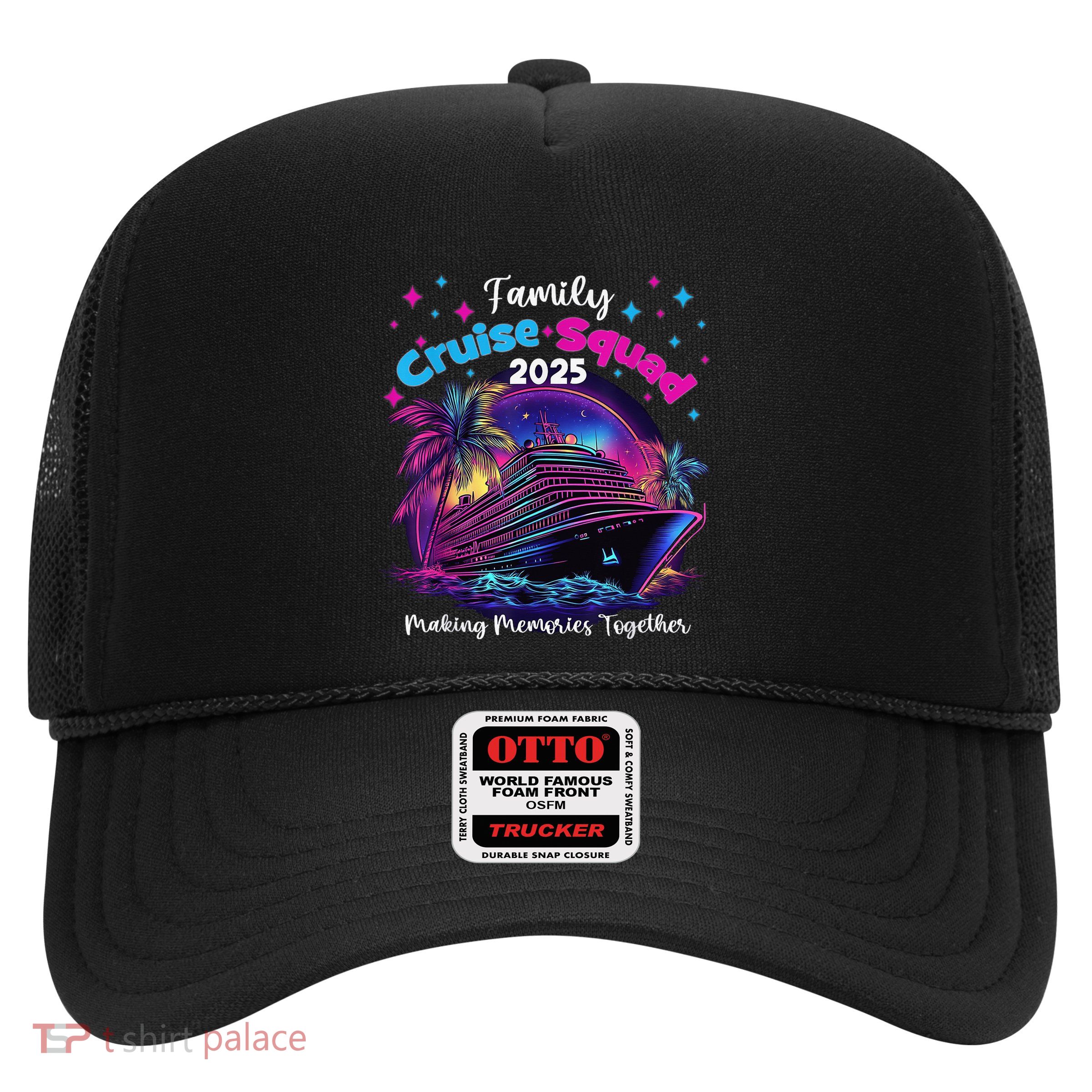 Cruise Squad 2025 Family Group Matching Summer Vacation Trucker Hat