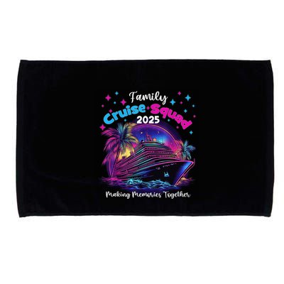 Cruise Squad 2025 Family Group Matching Summer Vacation Microfiber Hand Towel