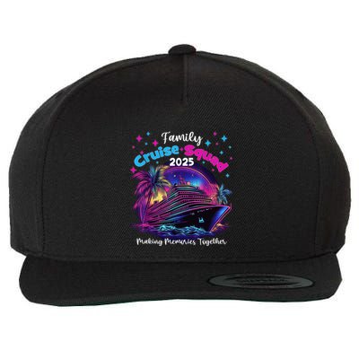 Cruise Squad 2025 Family Group Matching Summer Vacation Wool Snapback Cap